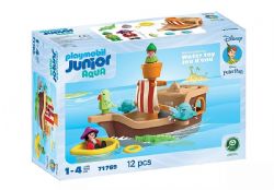 PLAYMOBIL JUNIOR AQUA - DISNEY PETER PAN ET BATEAU DE PIRATE #71769 (0825)